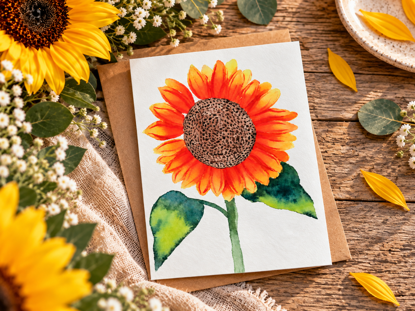 Golden Hour | Greeting Card Print | 5×7