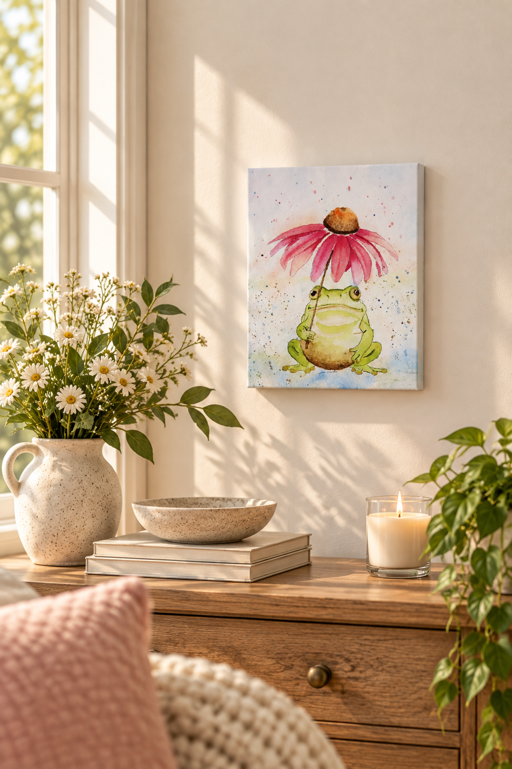 Under the Coneflower | Canvas Print | 8×10