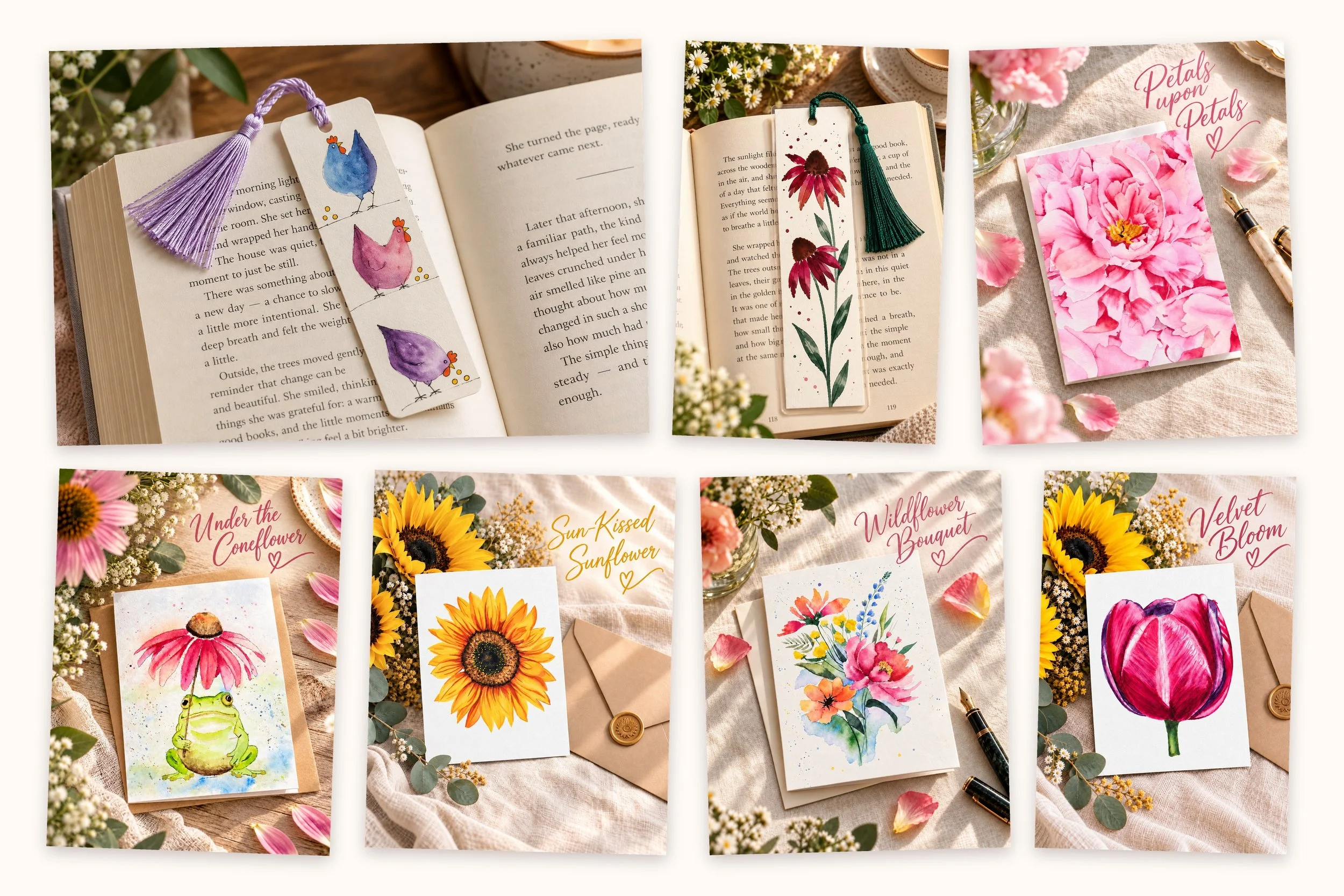 Build Your Own Bookmark + Cards Bundle