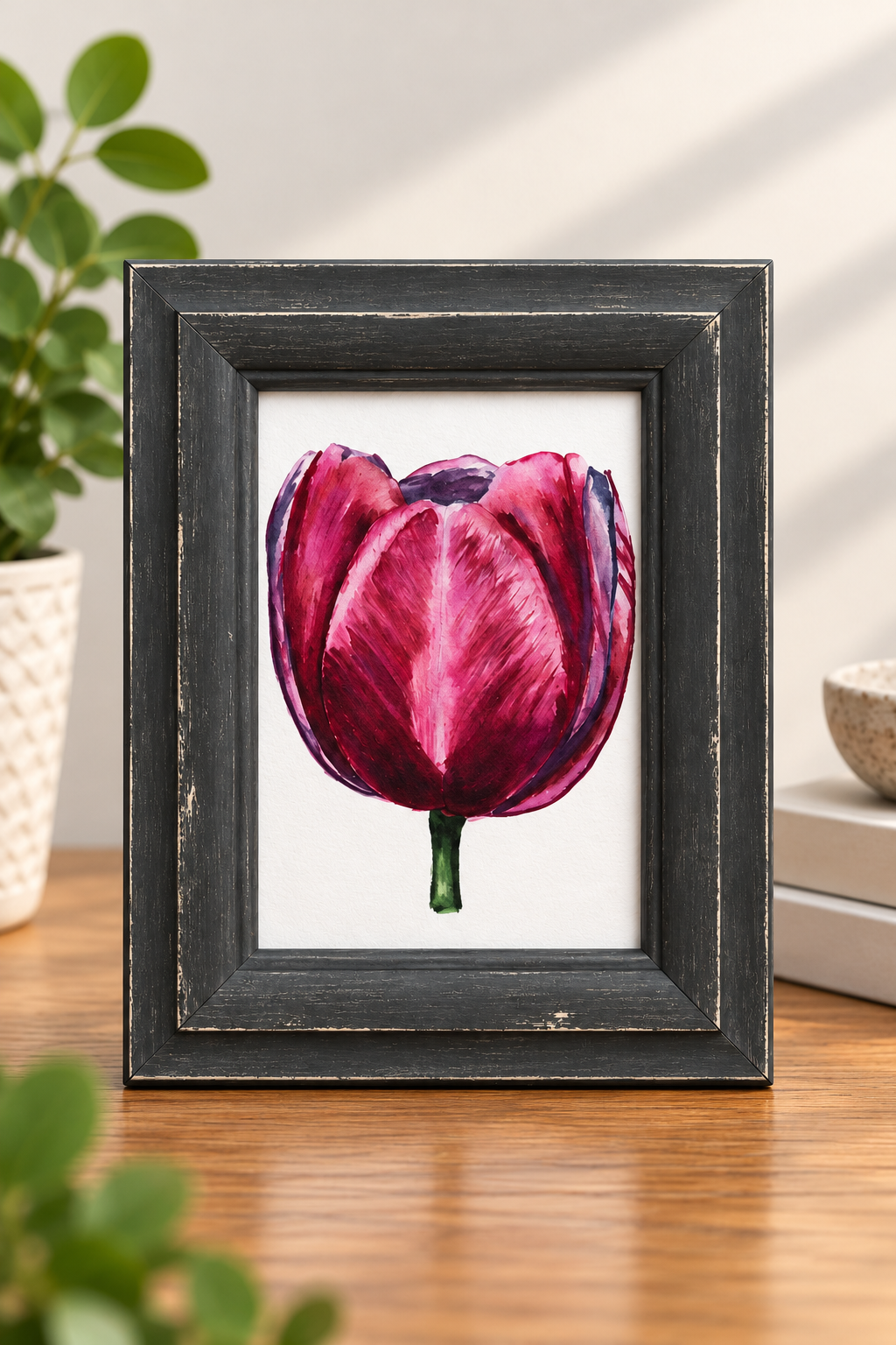 Velvet Bloom | Framed Print