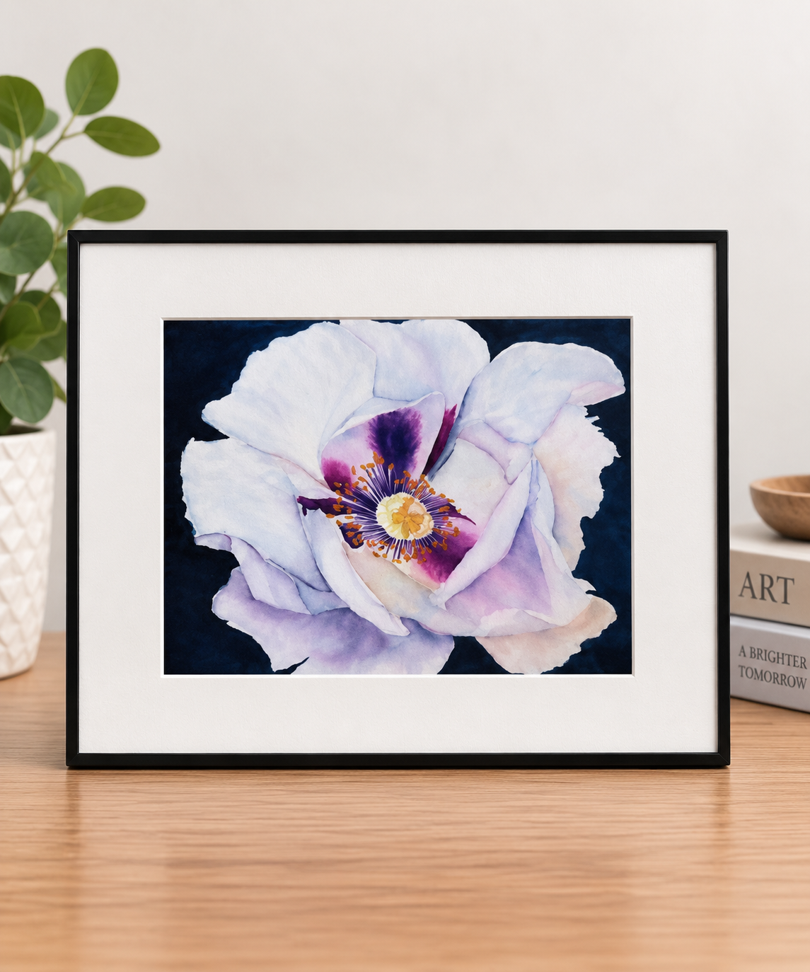 Quiet Bloom — 11 × 14 Floral Art Print