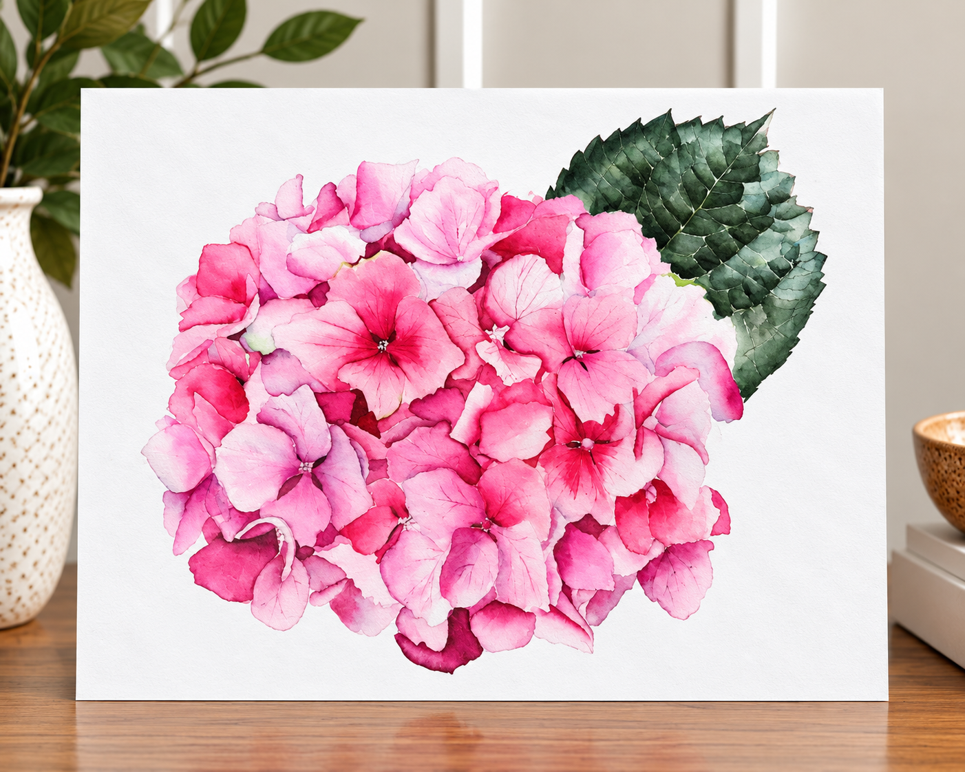 Blushing Hydrangea | Print
