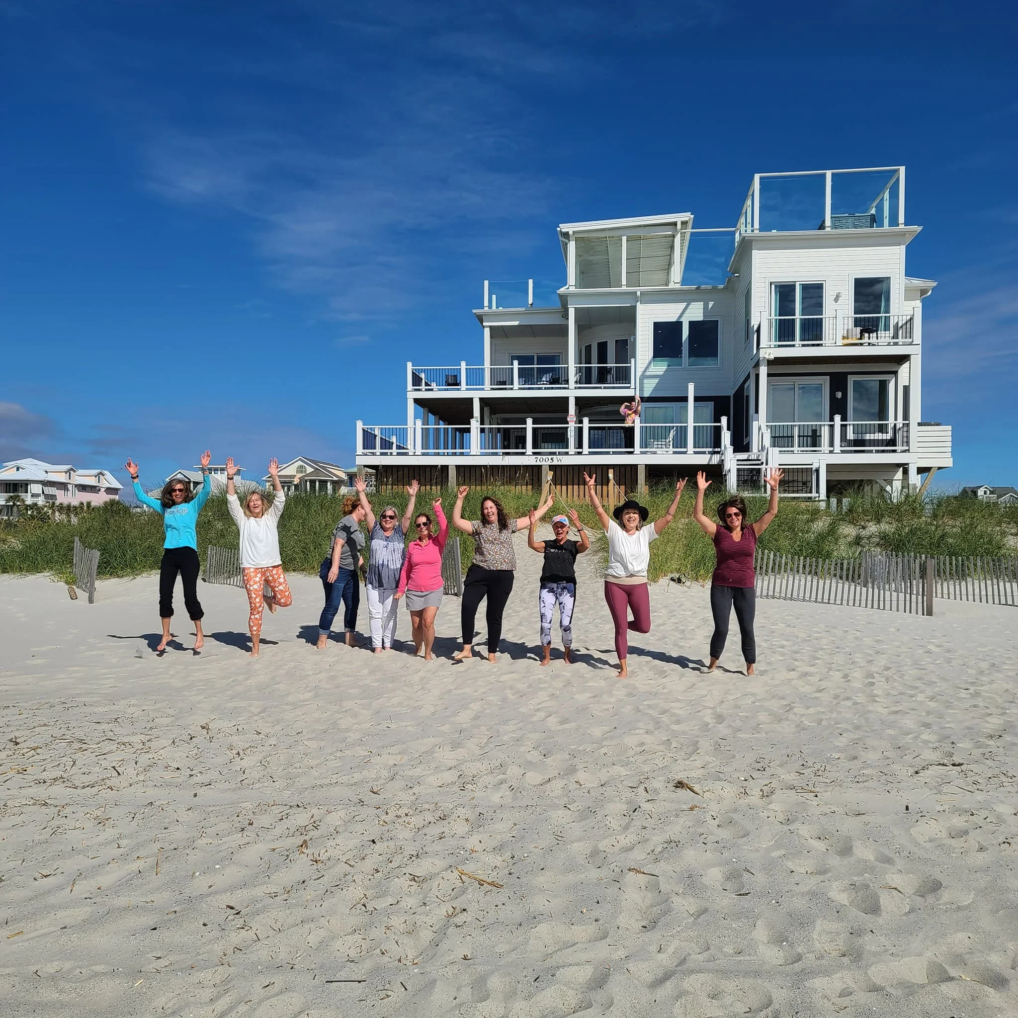 Yoga Teacher Training on the beach in Oak Island, NC