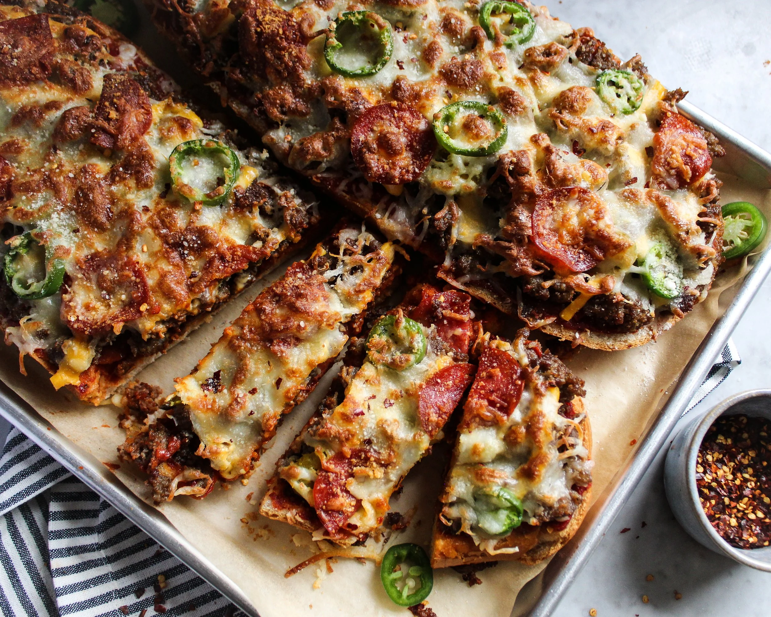 FRENCH BREAD PIZZA
