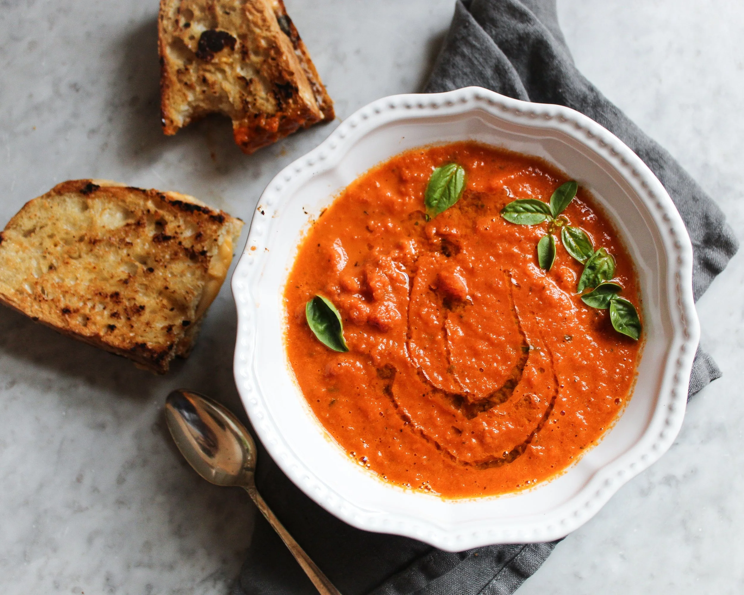 TOMATO BASIL SOUP