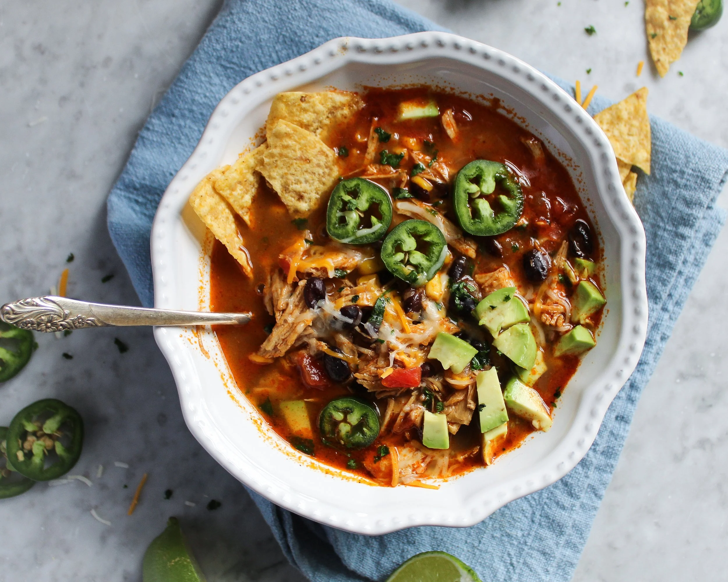 CHICKEN TORTILLA SOUP
