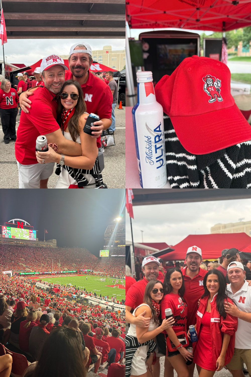 RED &amp; WHITE GAME DAY OUTFIT