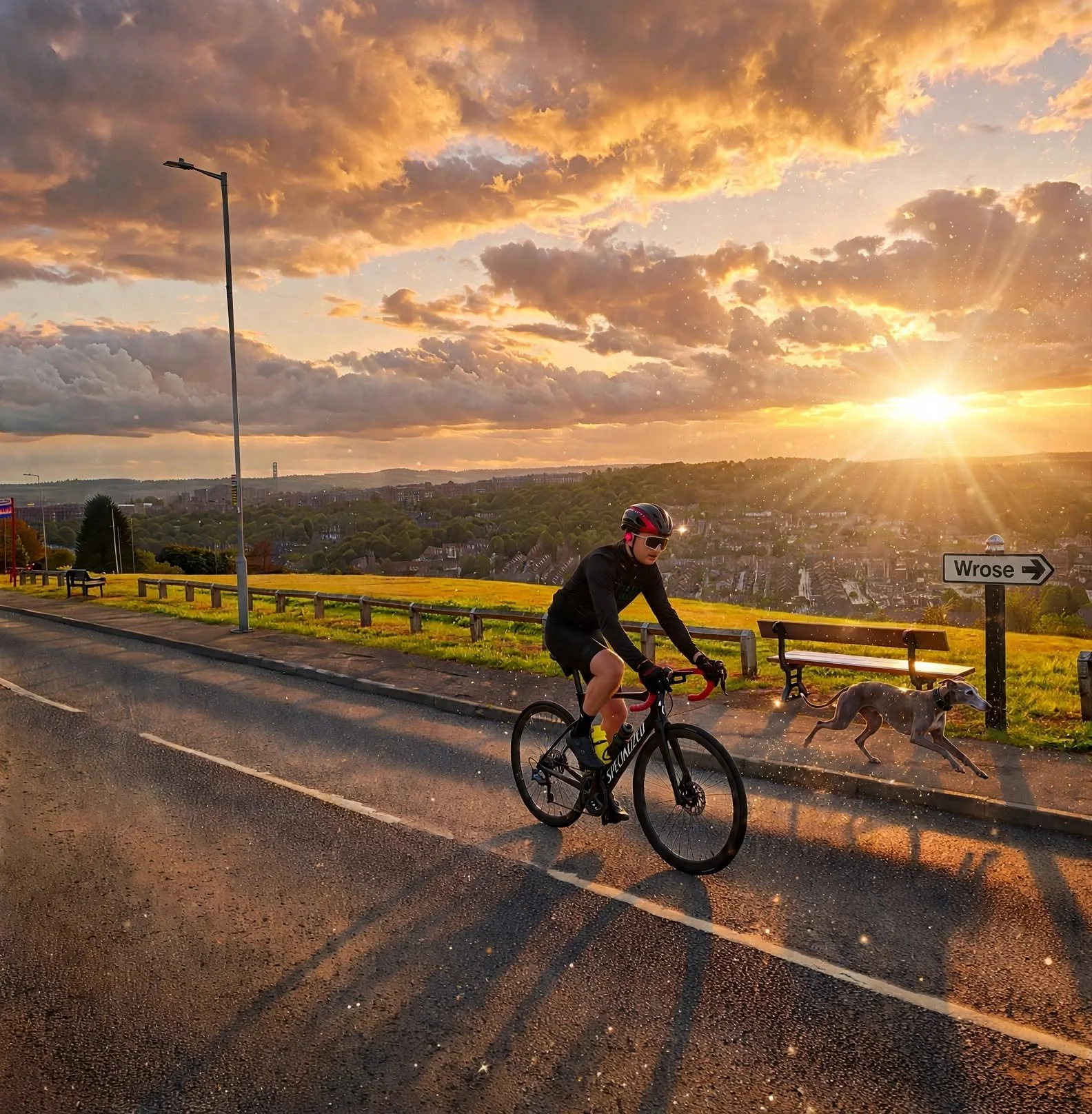 Sunset from Wrose - Ride on 19th September 2026