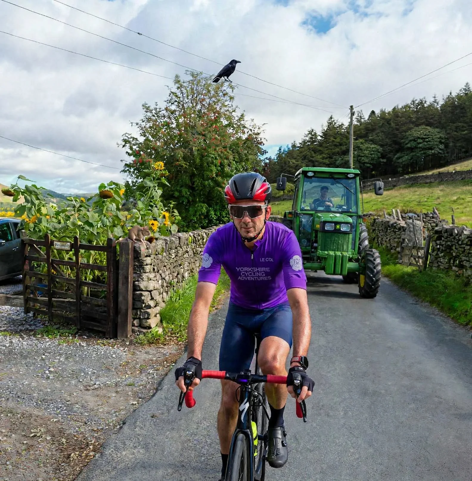 New logo on purple Le Col jersey