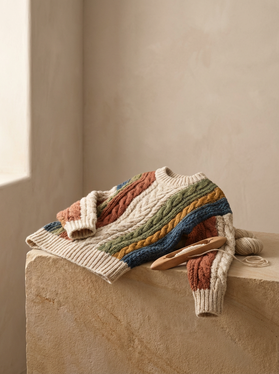Cable-Knit Sweater