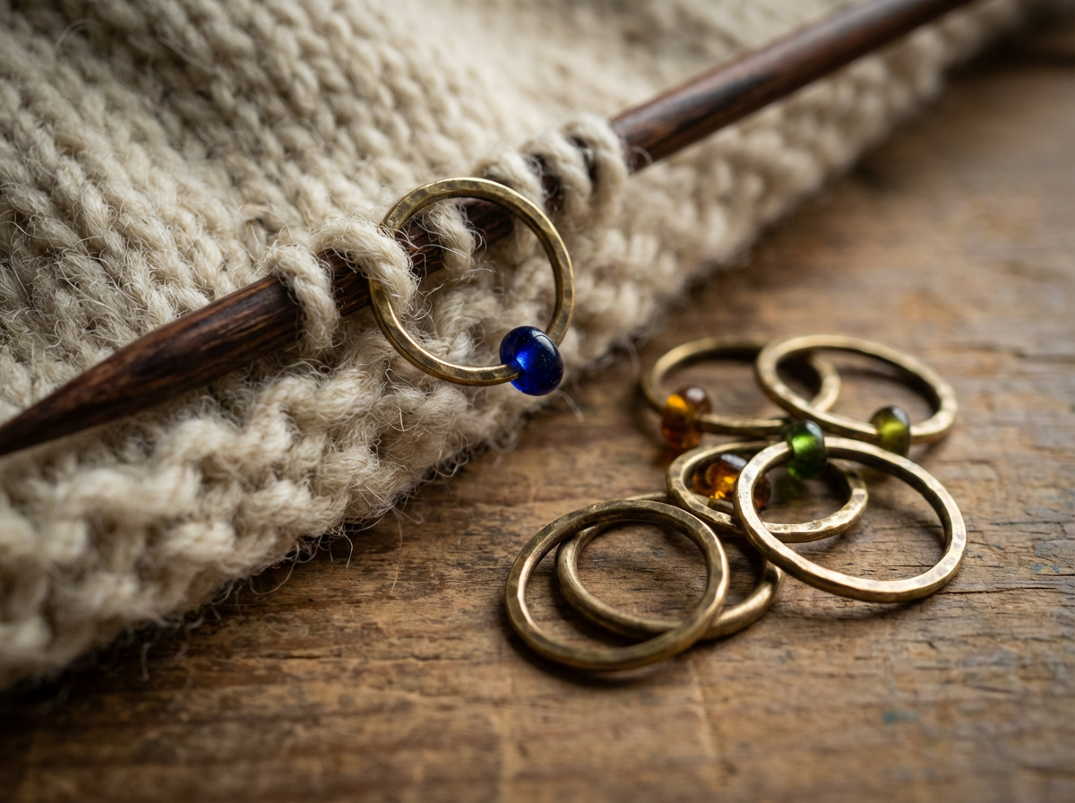 Brass Stitch Markers
