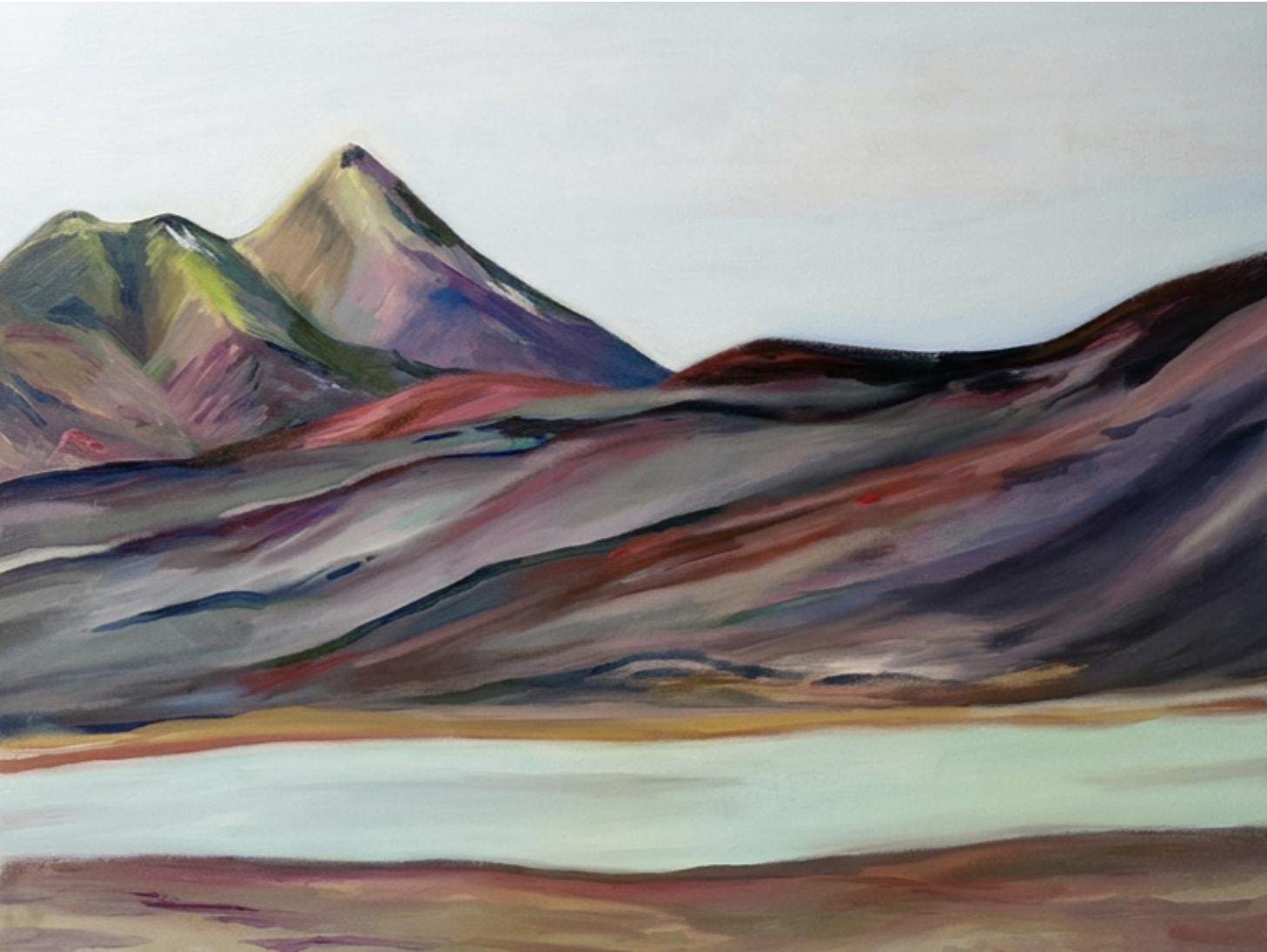Altiplano, 2025. Oil on canvas, 28 × 22 in.