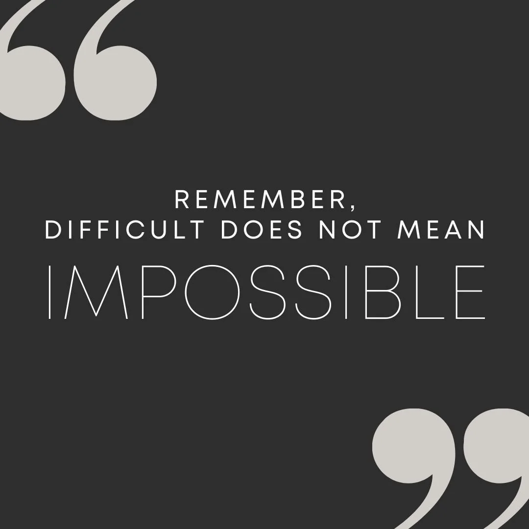 MOTIVATIONAL MONDAY ✨ 

If things were always easy, we'd always get bored! Life is a journey and an adventure ... embrace the challenging moments because they usually come with lessons and opportunities. 

Just remember: "impossible" could 