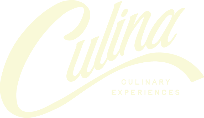 A logo with the word 'Culina' in stylized cursive, and 'Culinary Experiences' written underneath in uppercase.