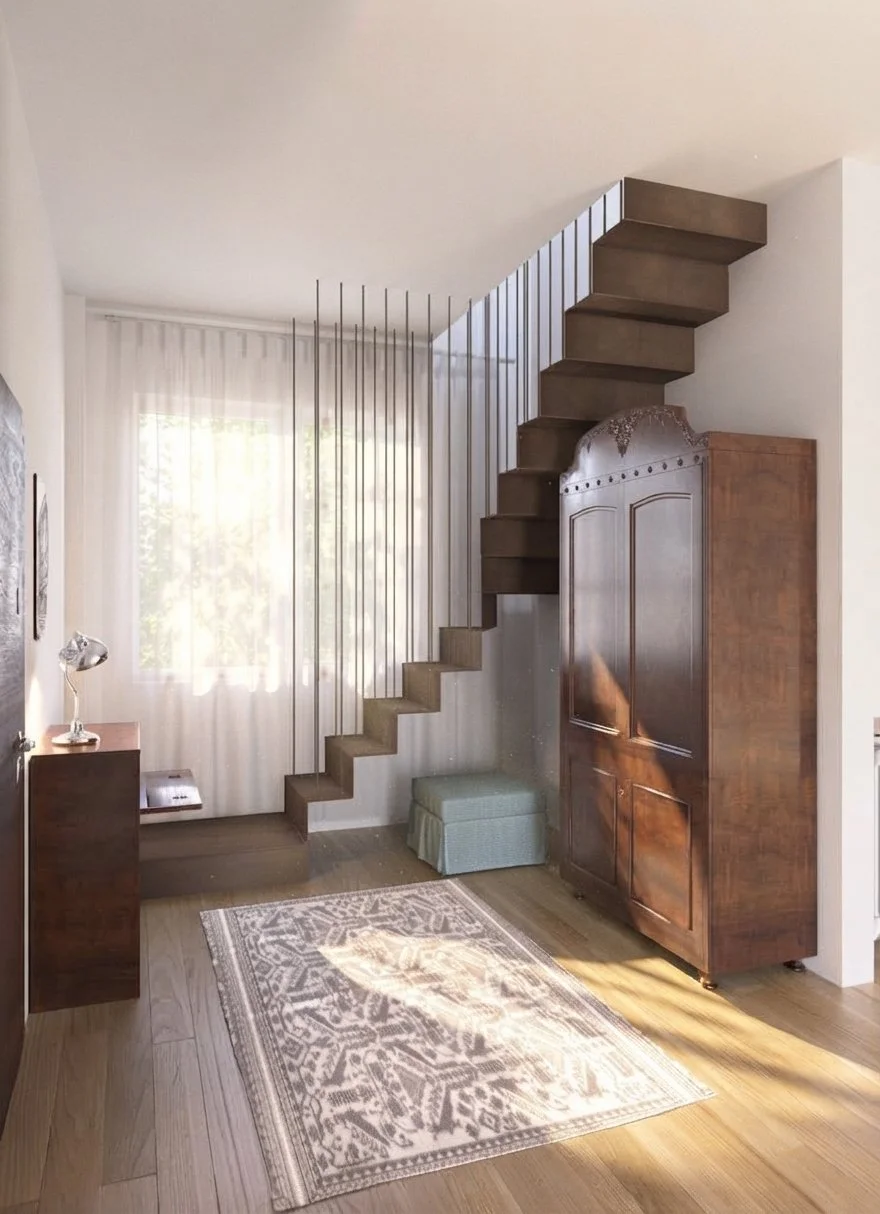 Cliente del salone con delle lunghe trecce naturali appena realizzate