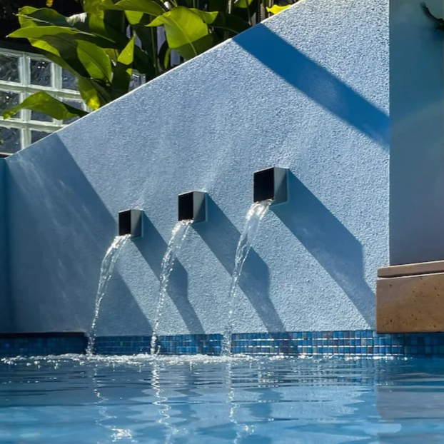 2021 Landscape Queensland Award winning landscape including this beautiful plunge pool with sound of flowing water.