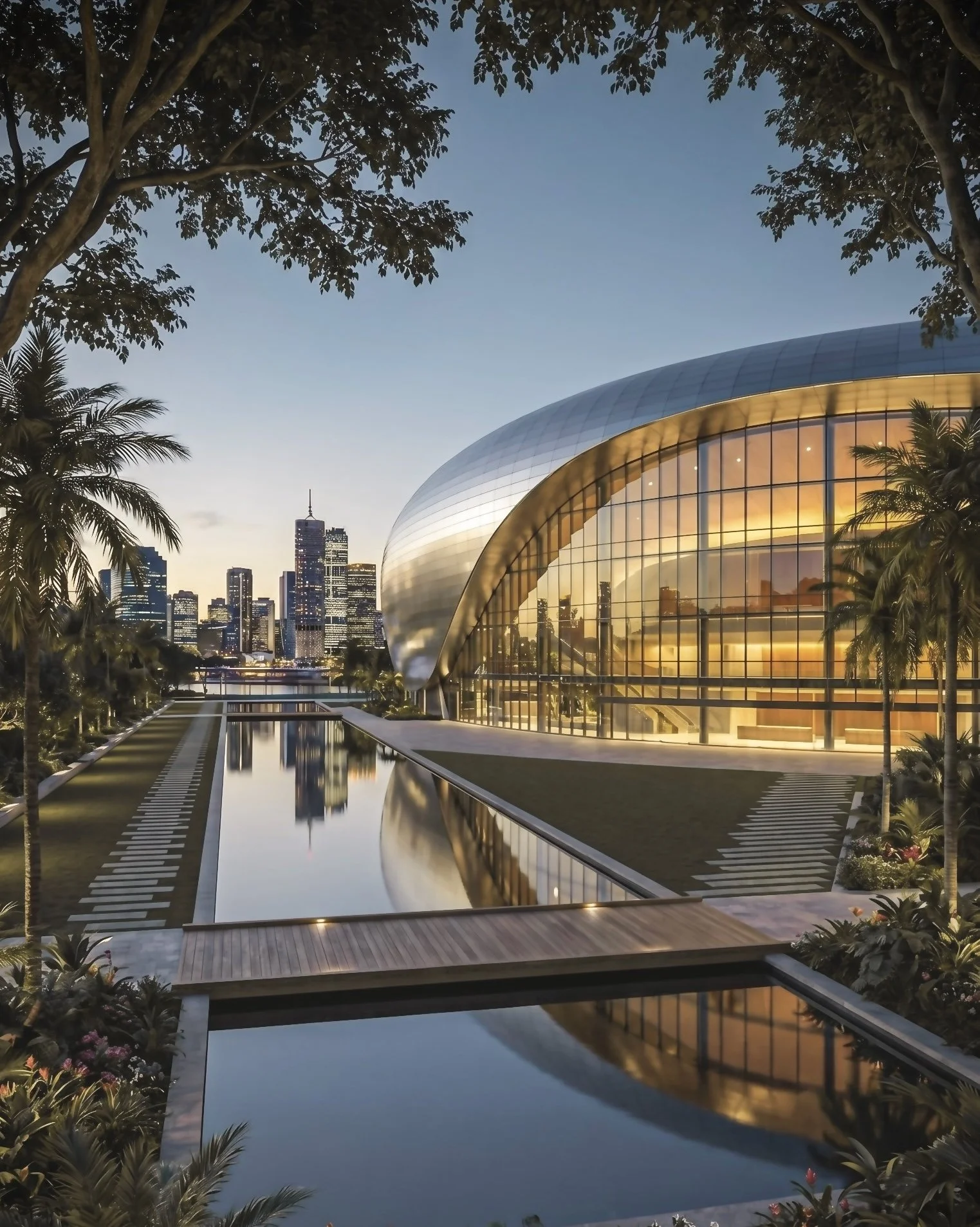 Our concept design for a Modern Brisbane event centre fr the arts
