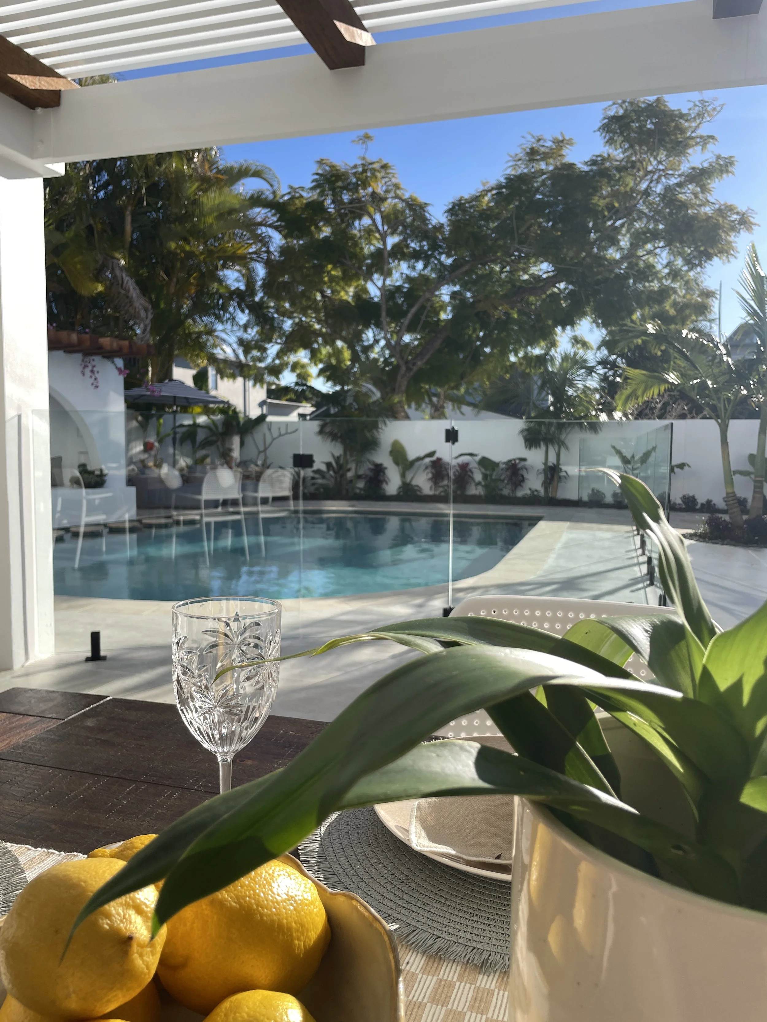 Outdoor living at it best for our award winning Noosa Heads project