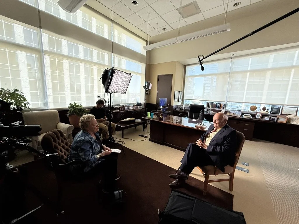 On set in Seattle with director Abby Ginzberg and Judge John Coughenour. #JudgesUnderFire #JudgeJohnCoughenour 
