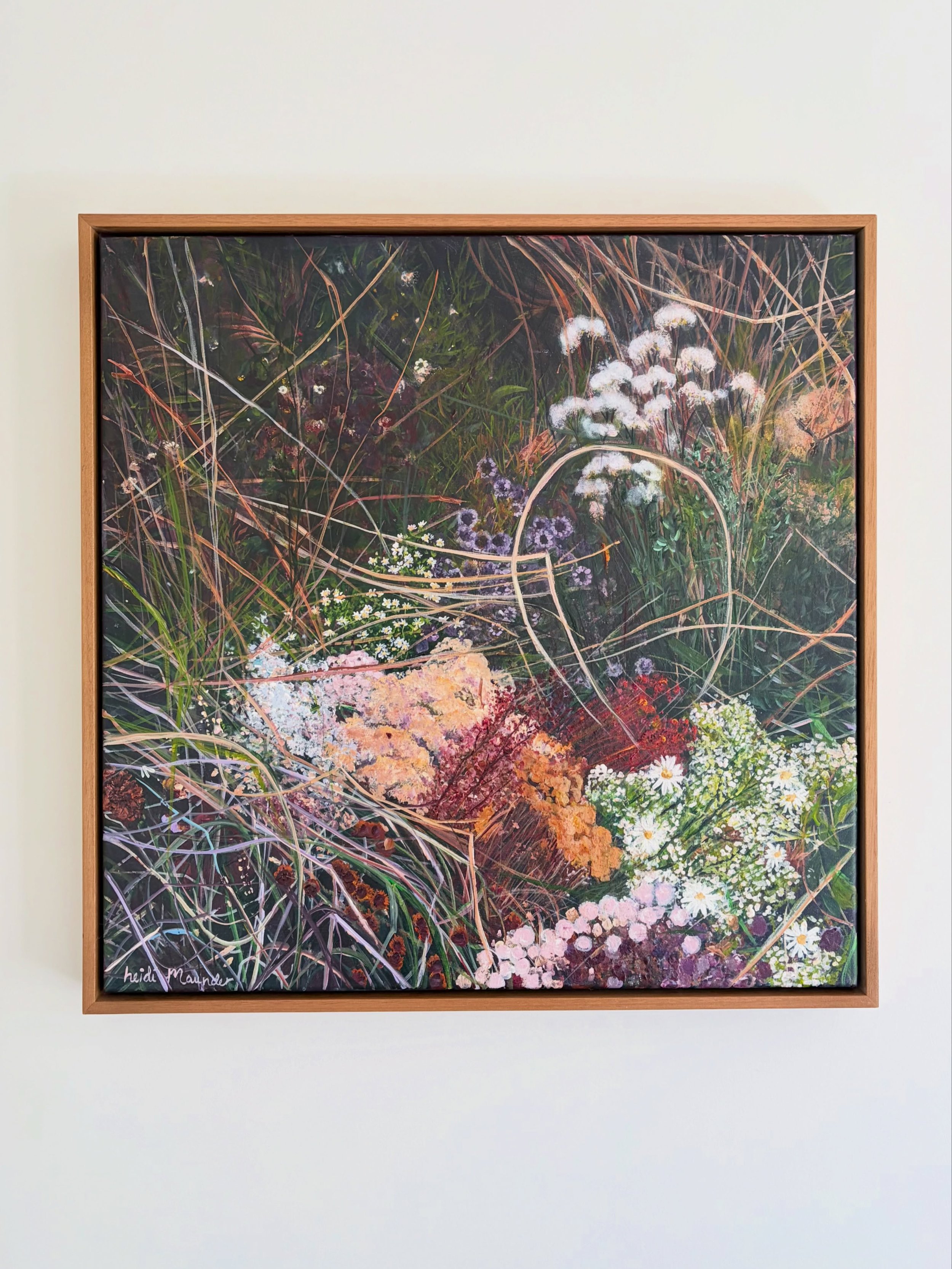 &lsquo;LOOK A LITTLE CLOSER&rsquo;
63x 63cm framed in oak @southernbuoy 

Tiny details in forgotten foliage and the sweetest little wildflowers nestled amongst the grass and weeds. I love finding all the hidden beauty in nature the delicate flowers c