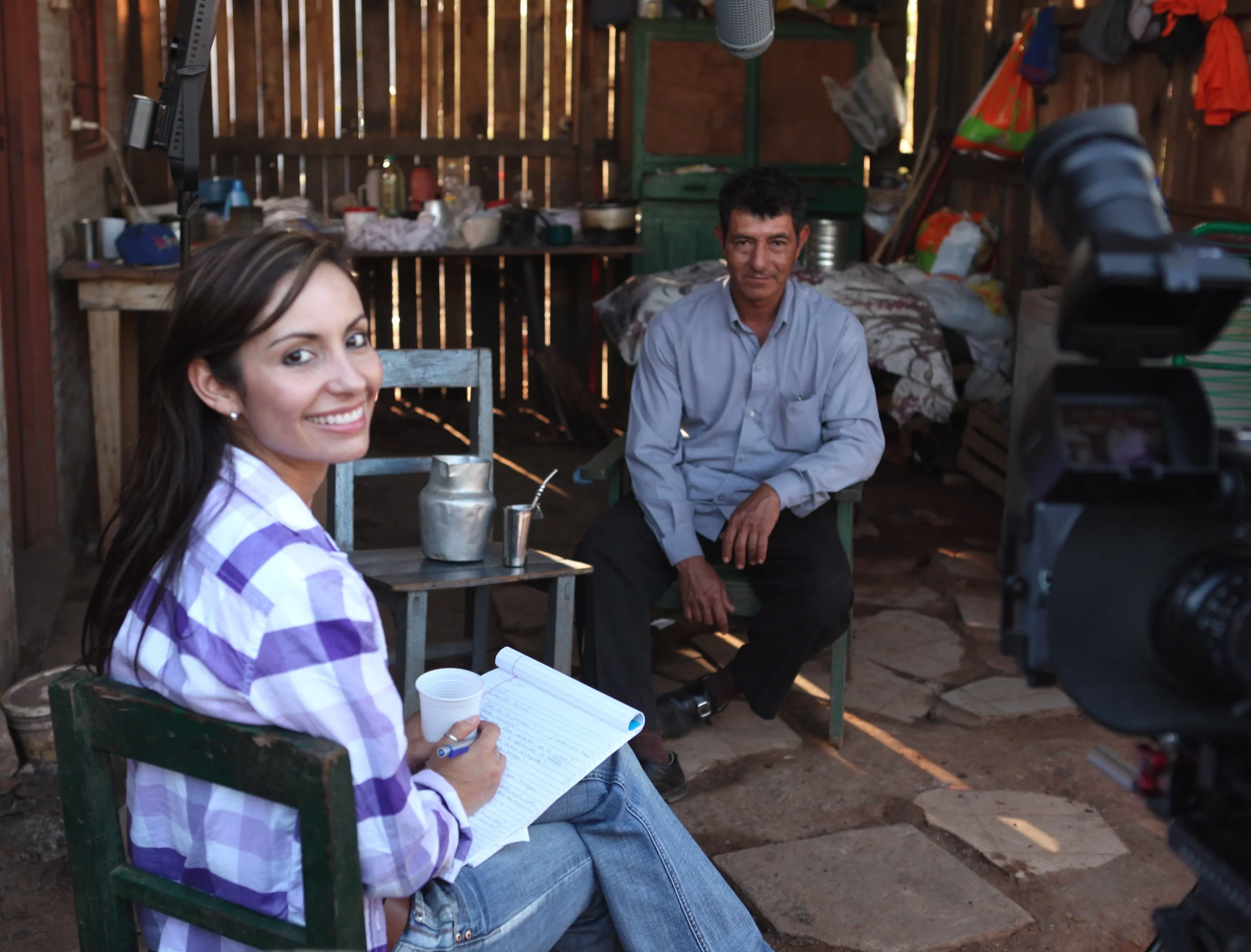 Juliana Penaranda co-director and producer with Cola