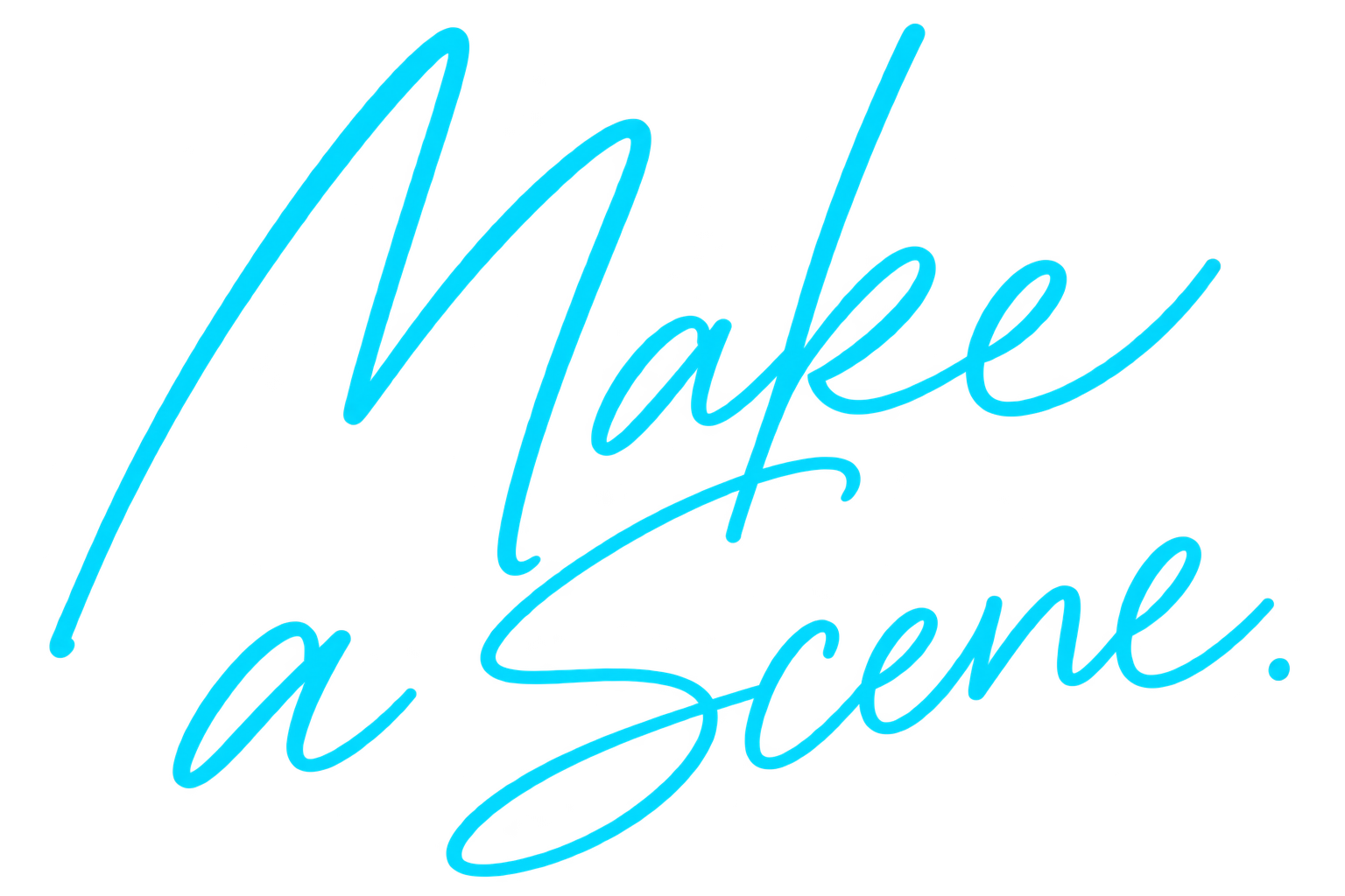 Neon sign with the phrase 'Miami Vice' in bright blue cursive lettering.