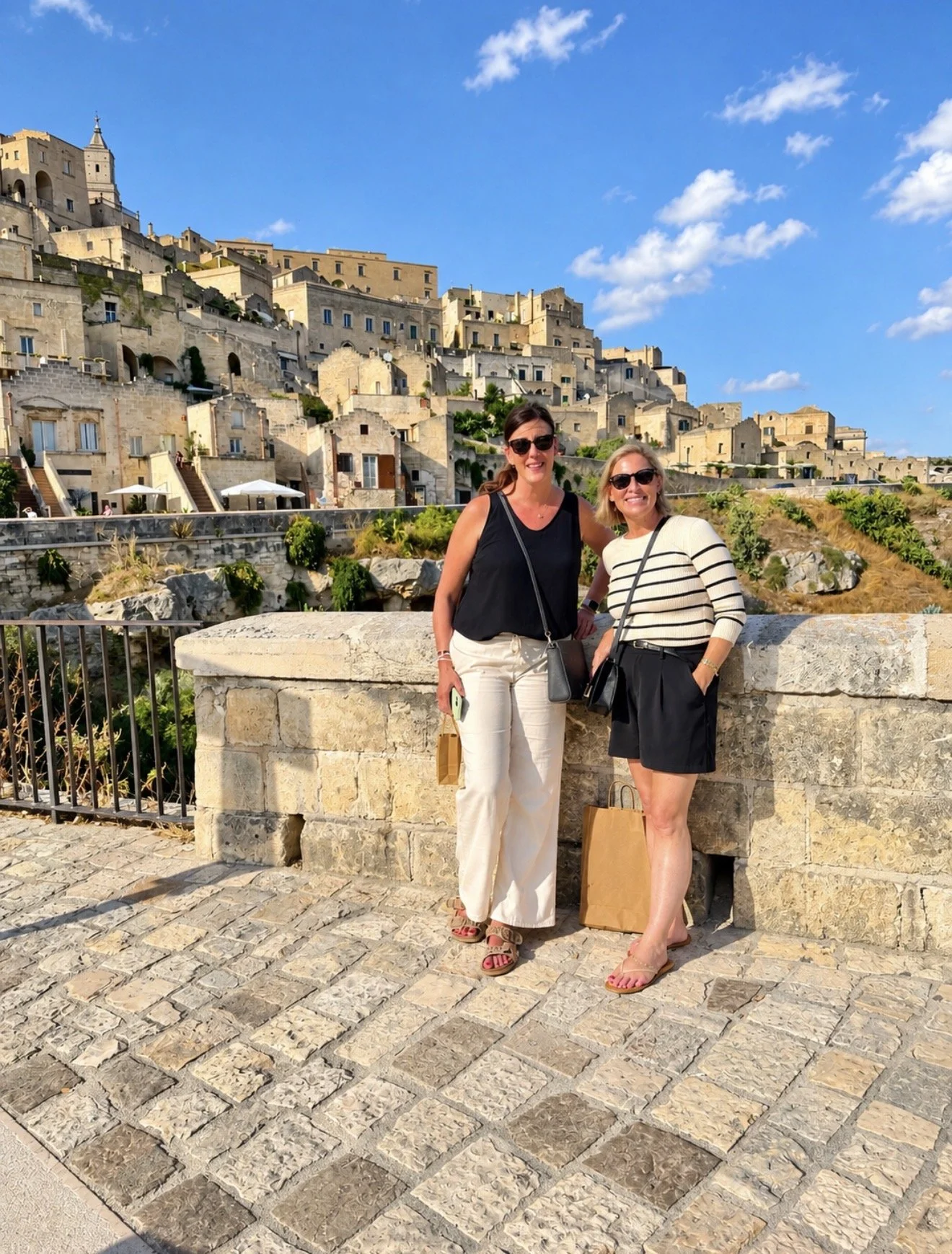 Anita and Cara in Matera