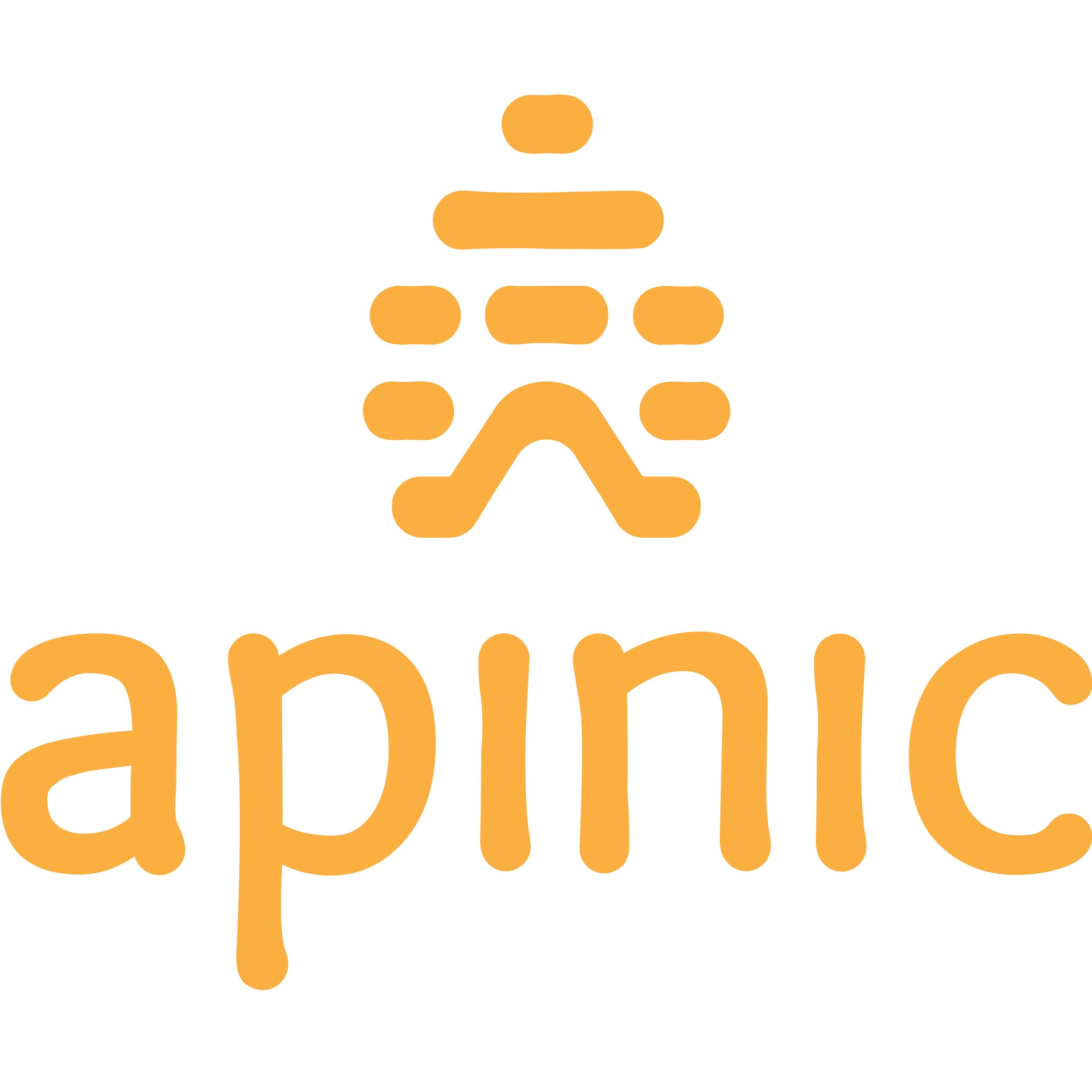 Orange icon of a dumbbell with the words "Training and Coaching" in black.
