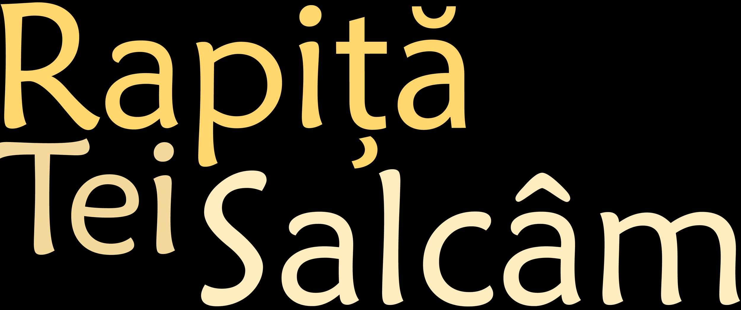 Word cloud with words 'kapita', 'télécsalán', and other Spanish words in yellow and cream colors on a black background.