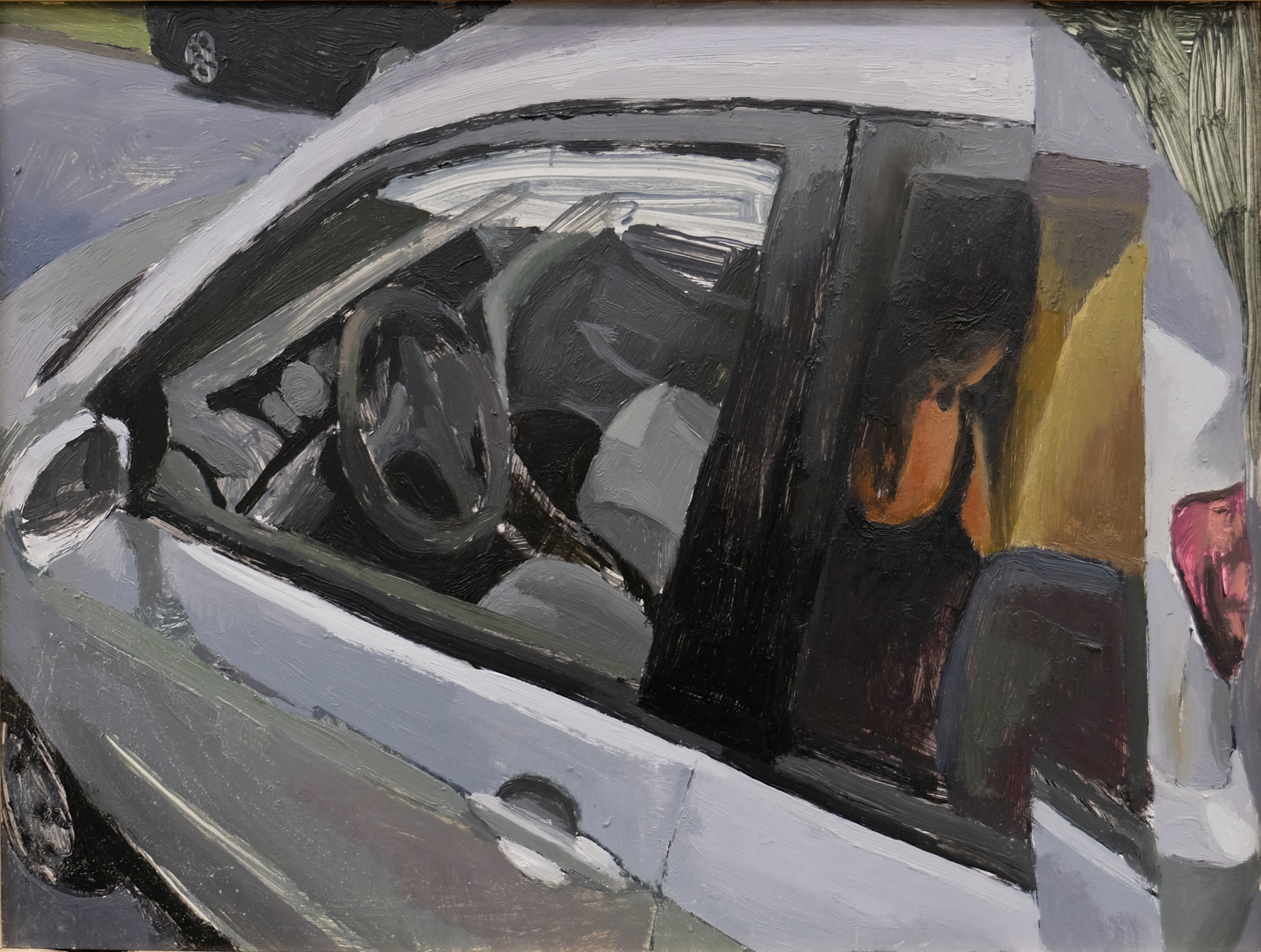 "Backseat"
Oil and Acrylic on Panel
11x14 inches
2025