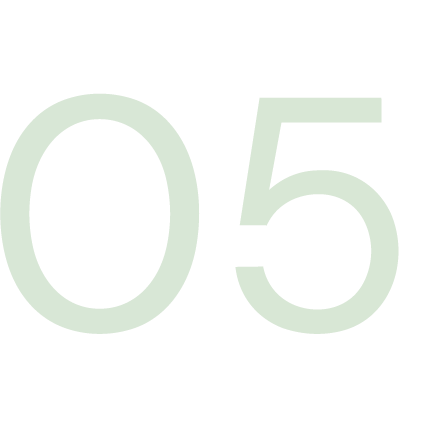Large number 05 displayed on a black background.