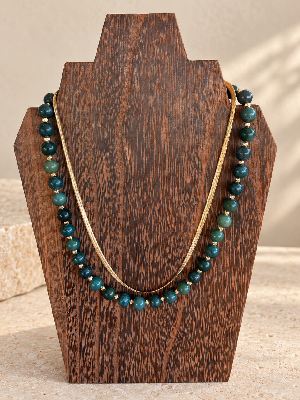 Agate Stack Necklace