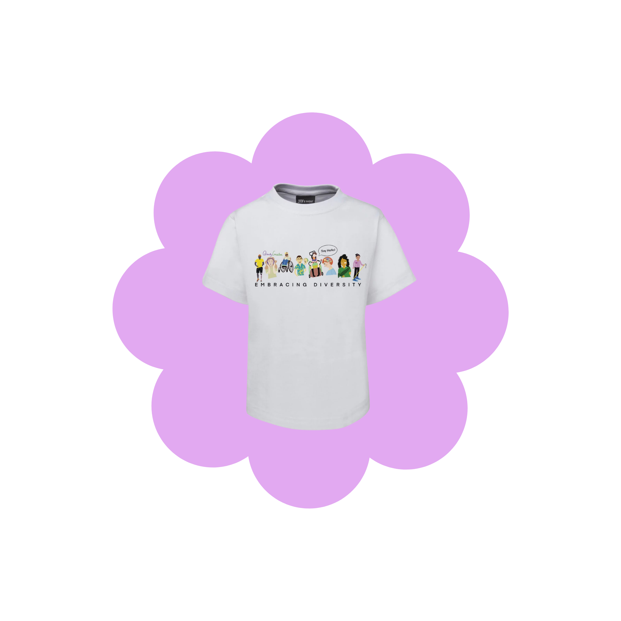 Quirky Creative Inclusive Kid Tee