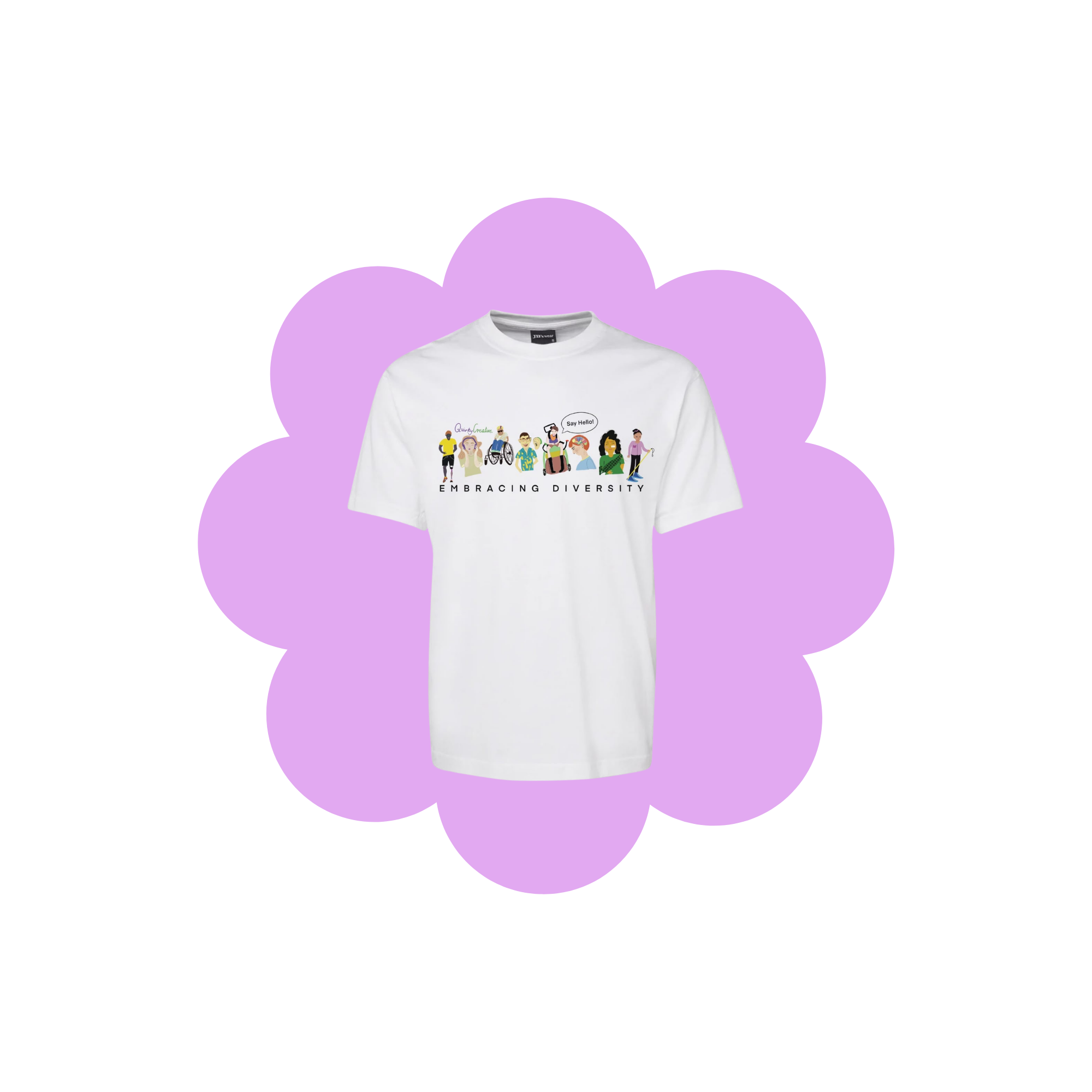 Quirky Creative Inclusive Adult Tee