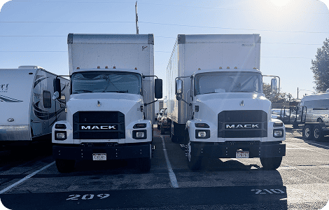 Professional white-glove moving trucks