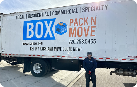 Packed moving boxes ready for relocation