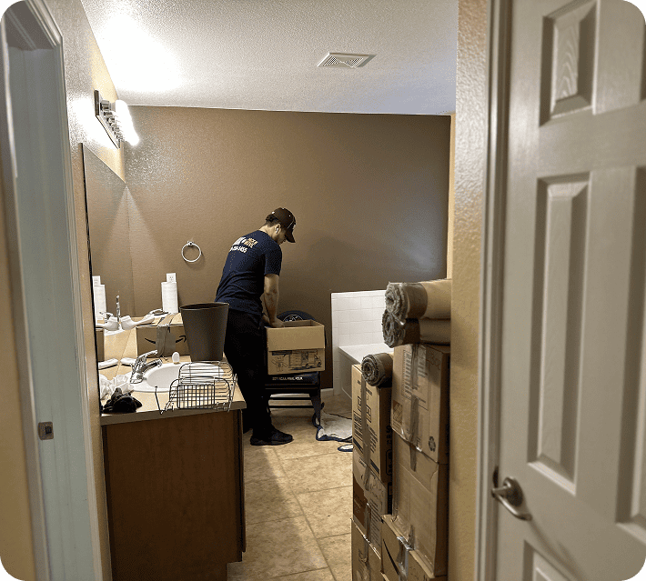 Englewood mover packing household boxes