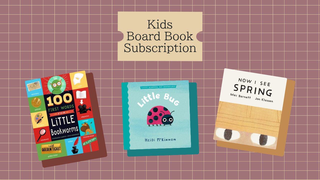 kids boardbook gift subscription