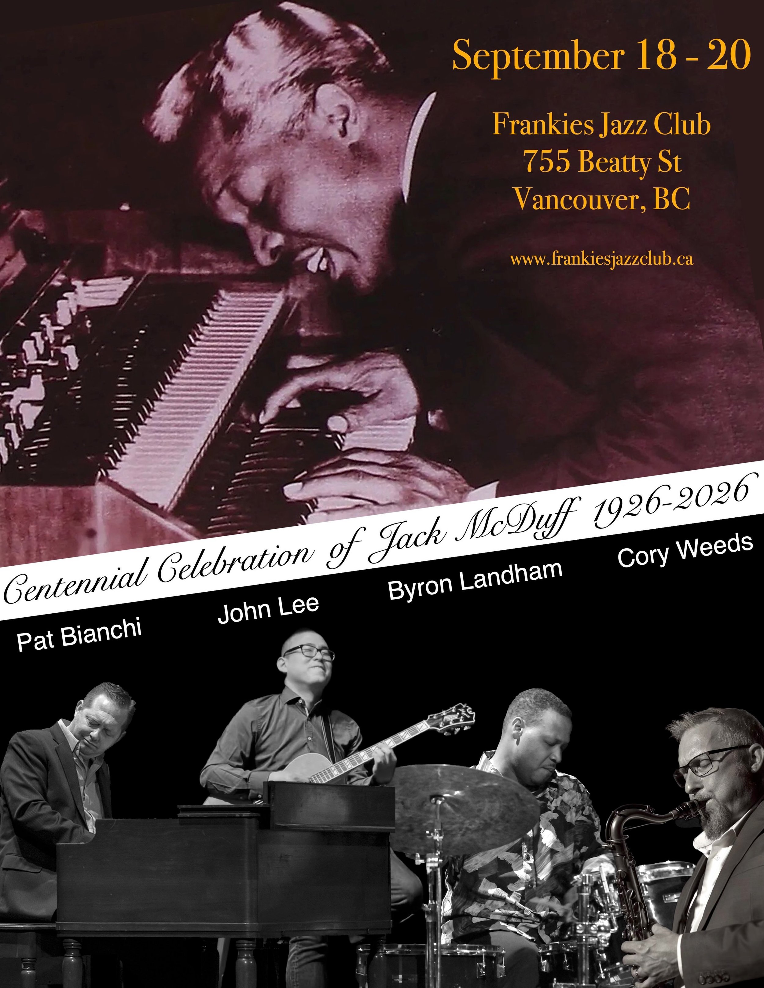 It&rsquo;s going down this weekend! 
@frankiesjazz 

@patbianchiofficial @byronlandham @coryweeds