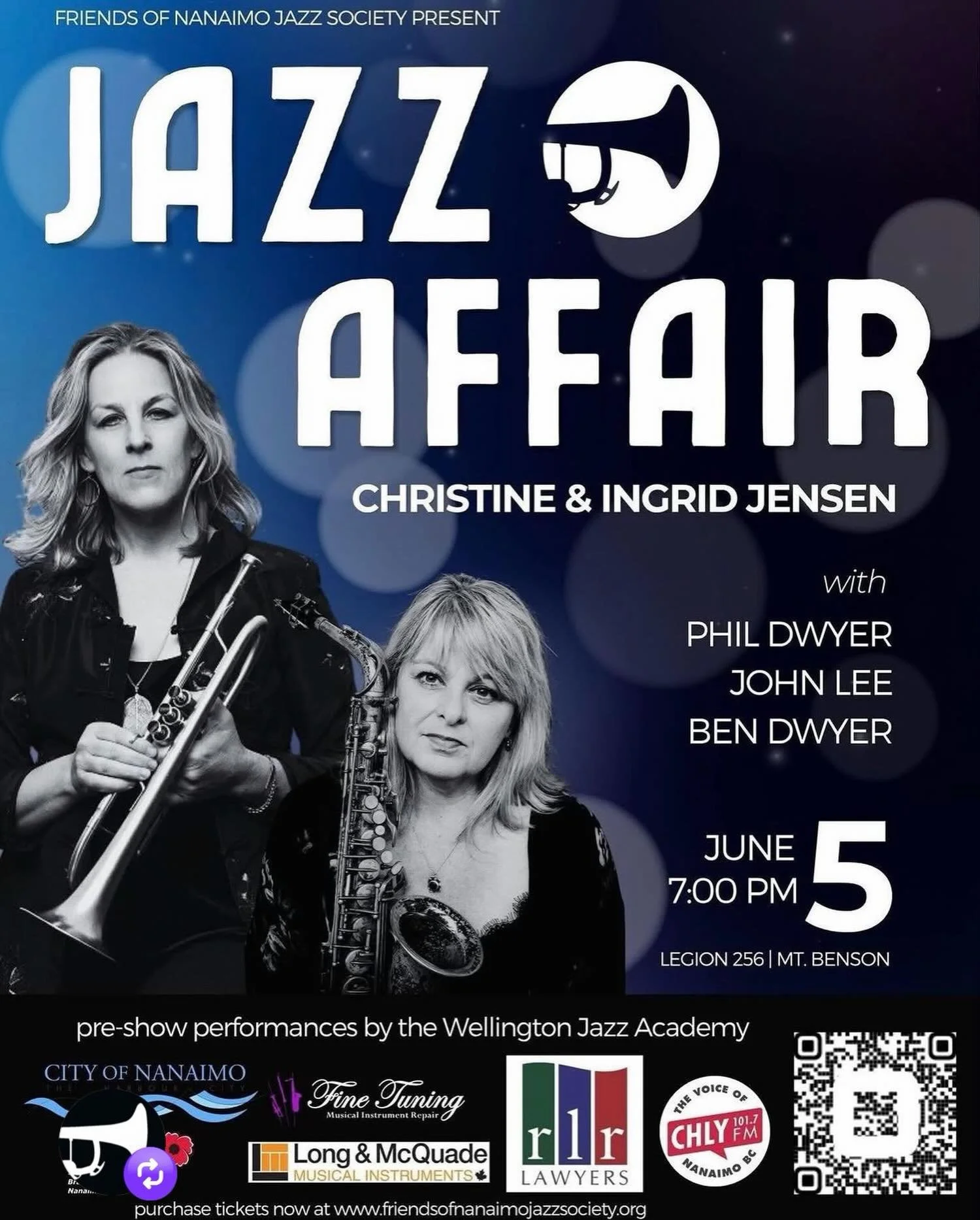 Looking forward to joining these two unbelievable human beings who I look up to greatly at this years Jazz Affair presented by @nanaimojazz - As a young musician coming out of Nanaimo, @ingridjensenmusic and @christinejensenjazz were pillars of inspi