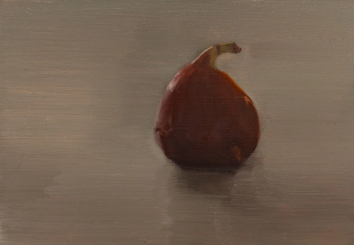 Fig, 2024, oil on board, 13 x 18.5 cm