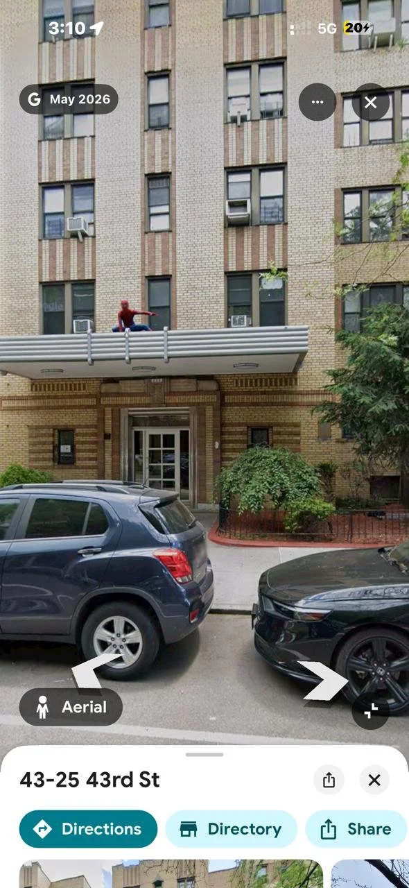 Spider-Man Google Maps Street View activation