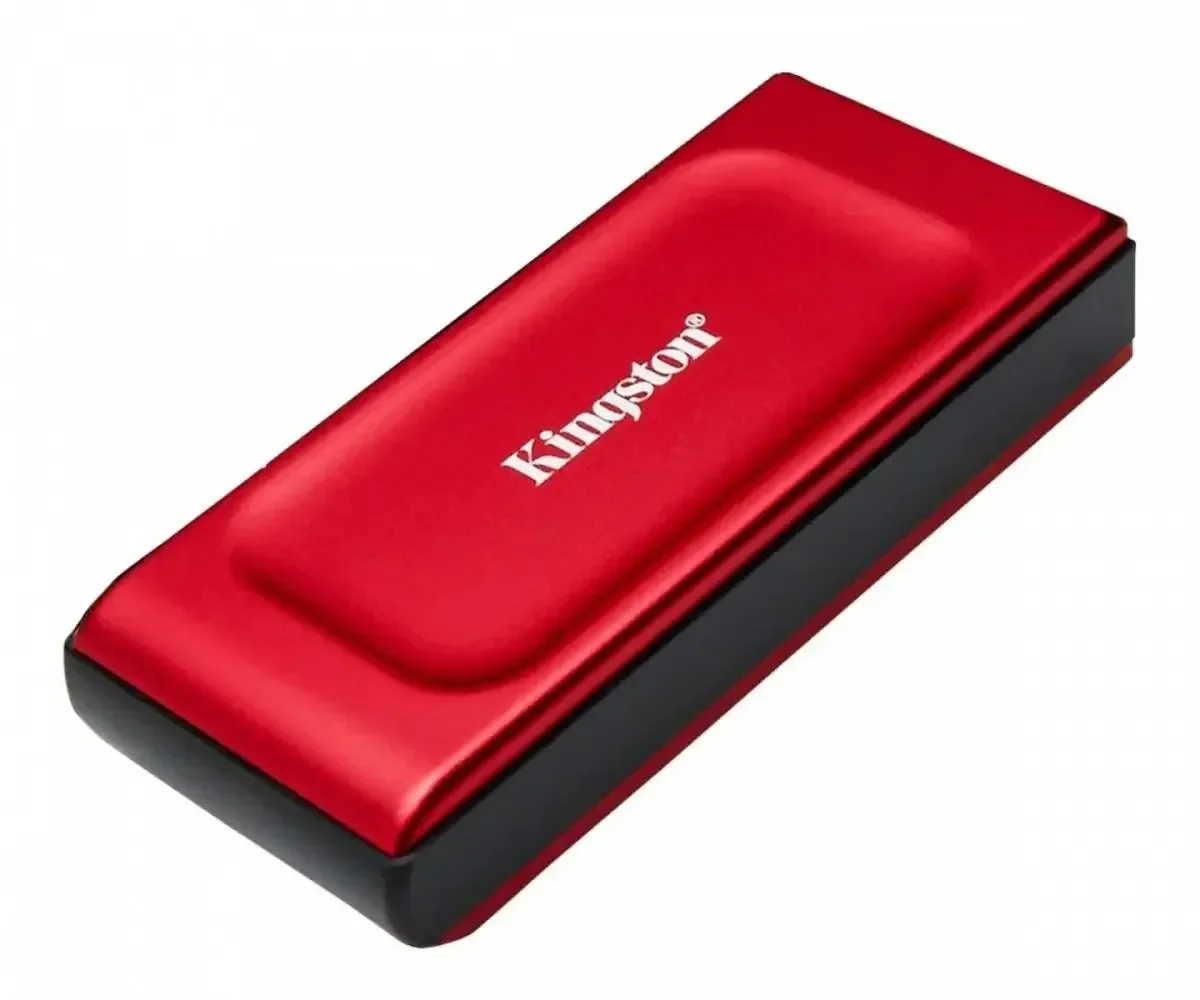Kingston XS1000 portable SSD in red