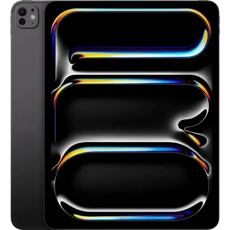 iPad Pro M5 in space black, front view