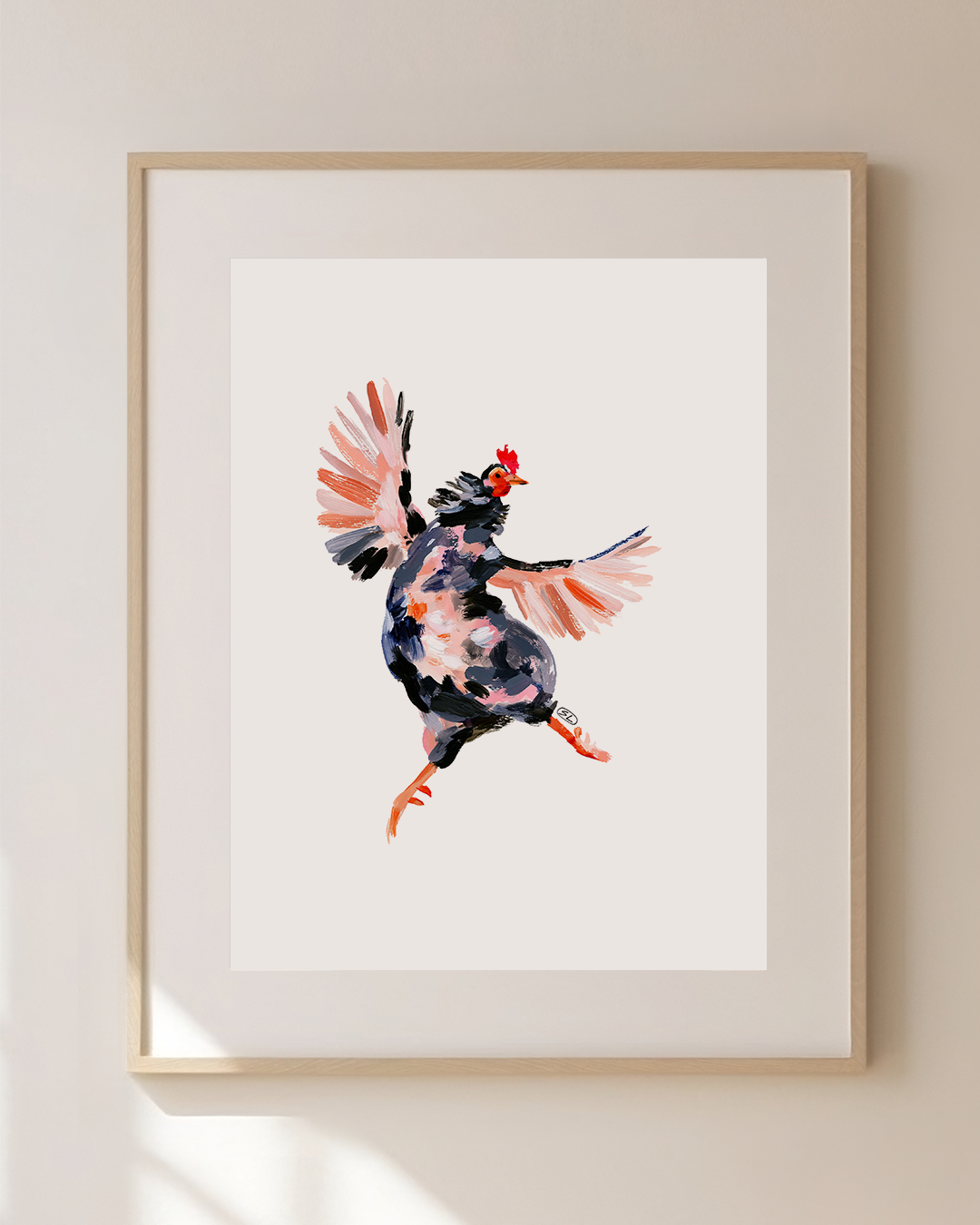 Chicken Art Print 02