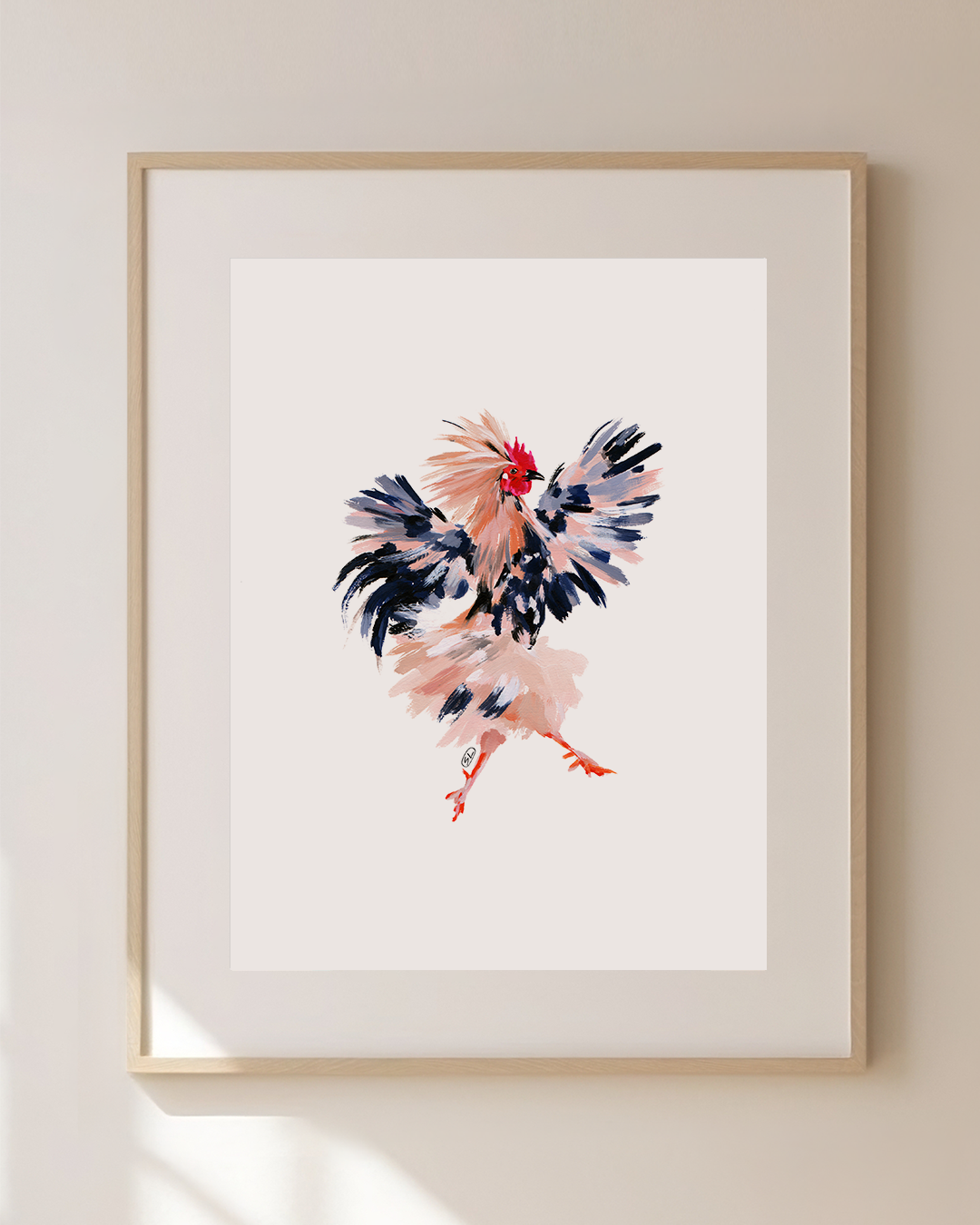 Chicken Art Print 05