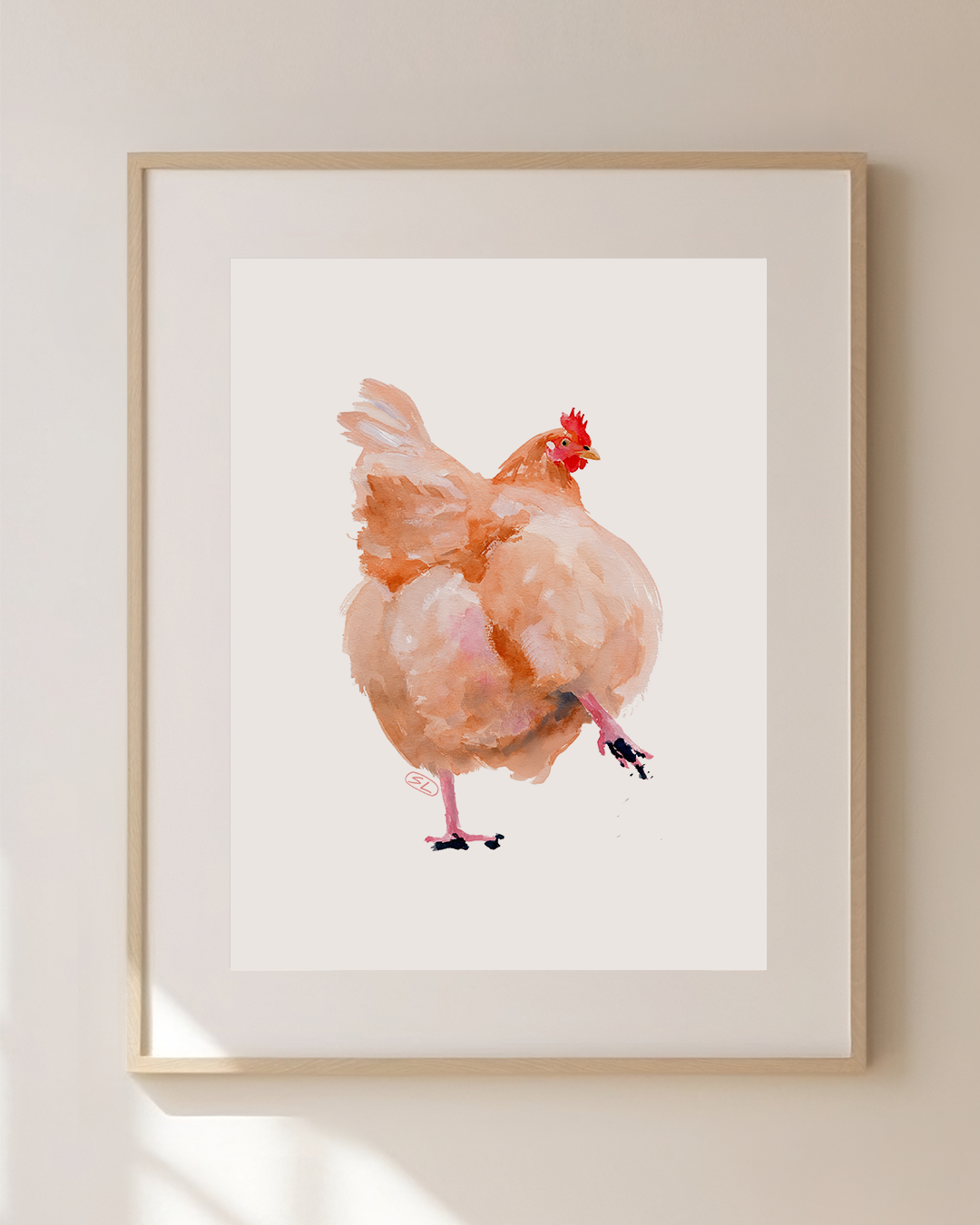 Chicken Art Print 12