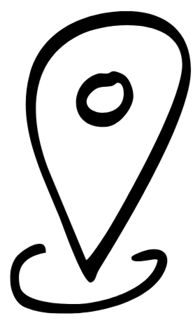 A black silhouette of a baseball bat crossed with a baseball glove.