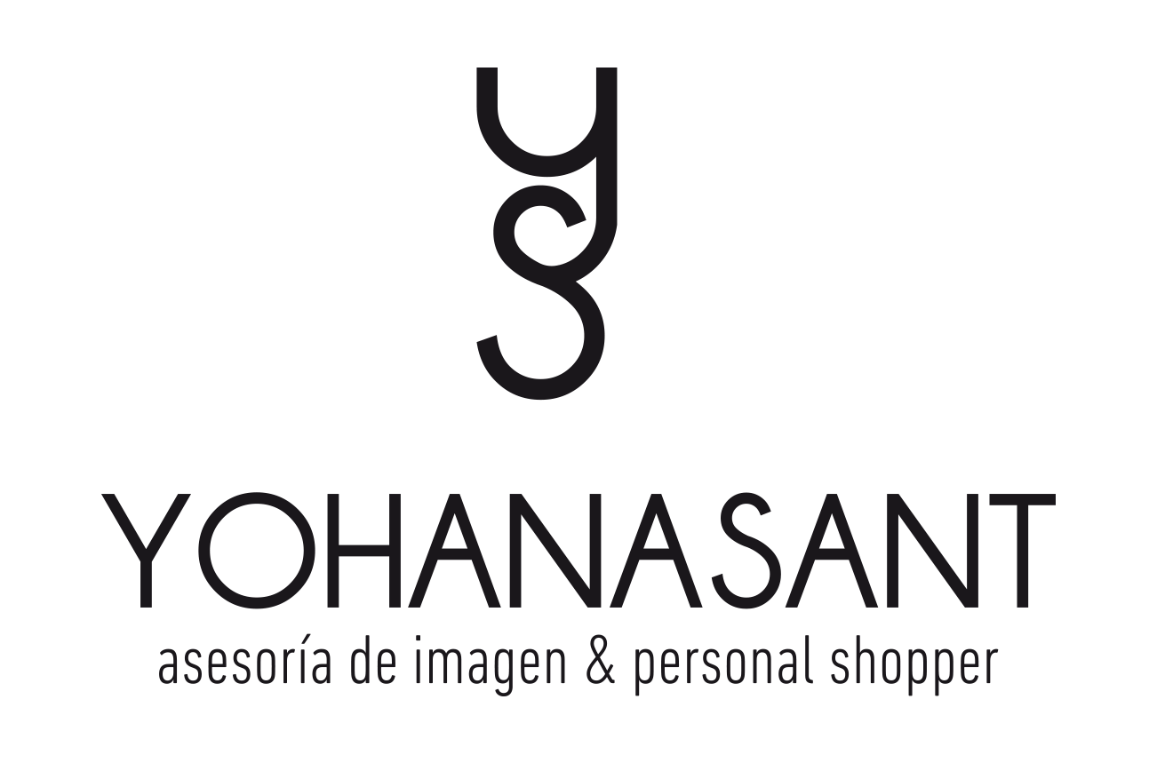Logotipo de Yohanasant, una empresa de asesoría de imagen y personal shopper, con un logo gráfico y texto