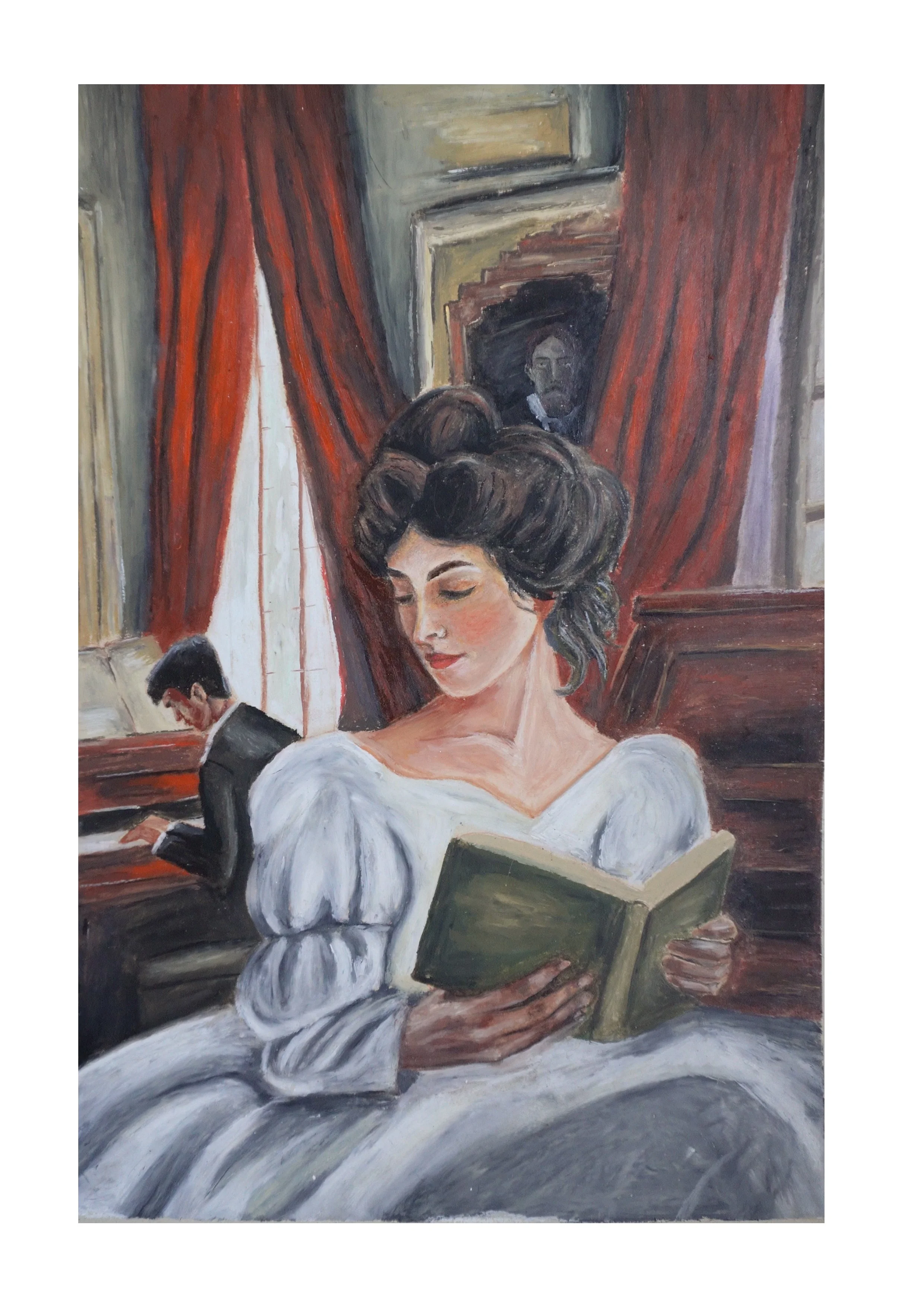The Reader and the Piano  |   القارئة والبيانو